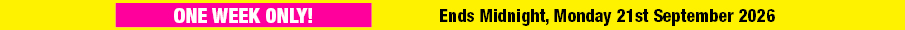 Monday 14 September 2026- End Date Banner Mon 21 September 2026